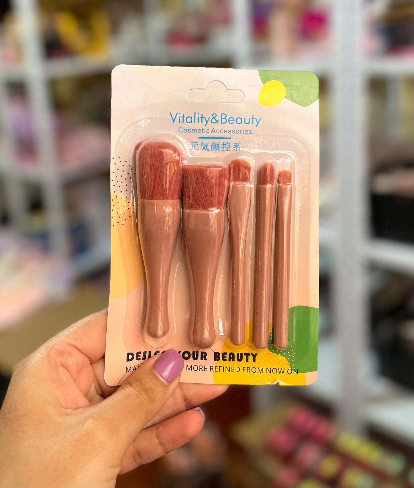 SET DE BROCHAS X 5 CUTE