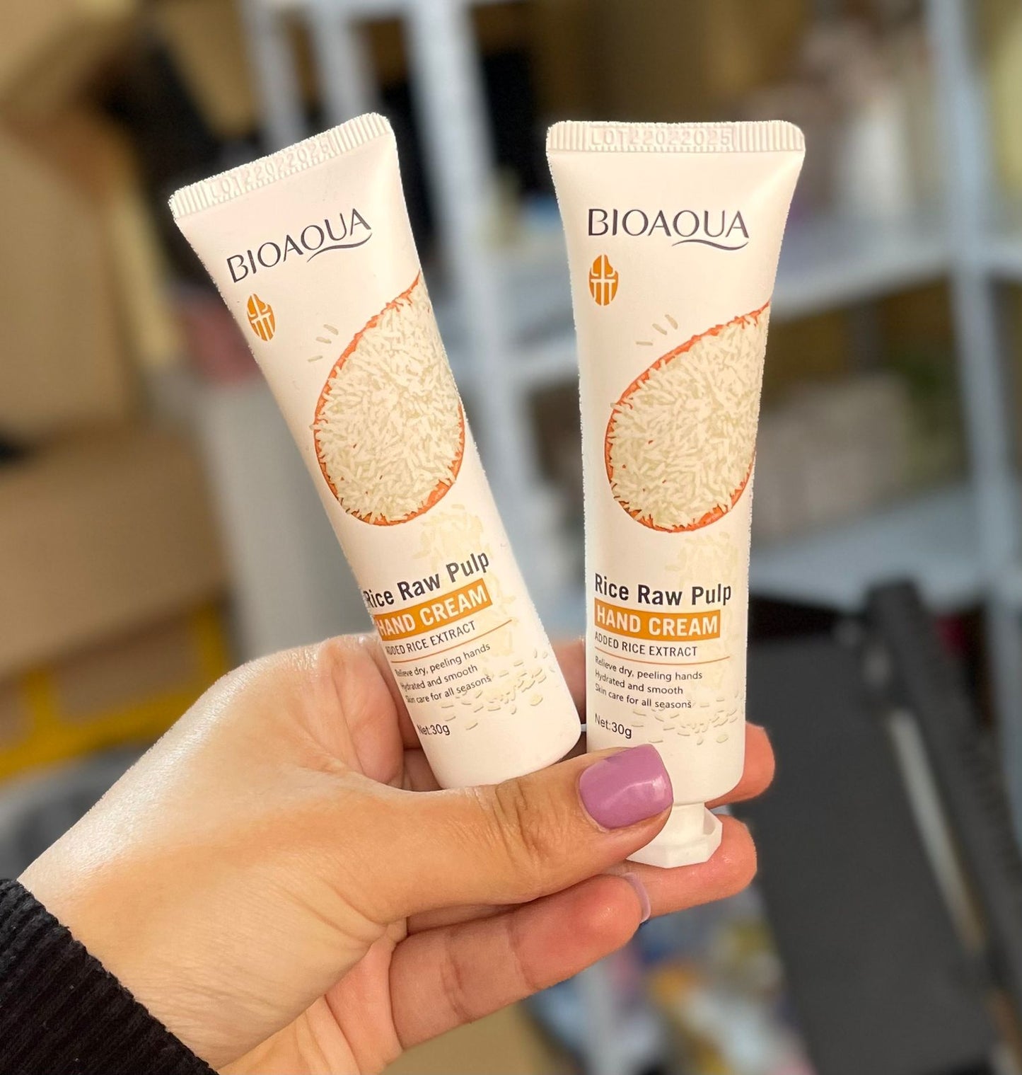 CREMA DE MANOS ARROZ