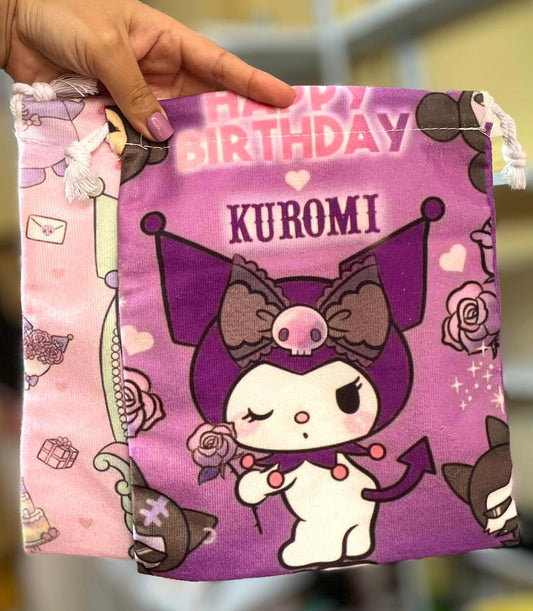 BOLSA DE TELA KUROMI