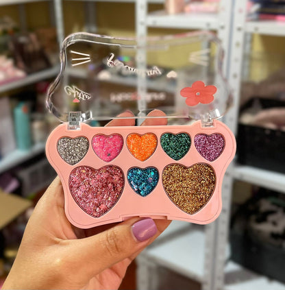 PALETA GLITTER HELLO KITTY