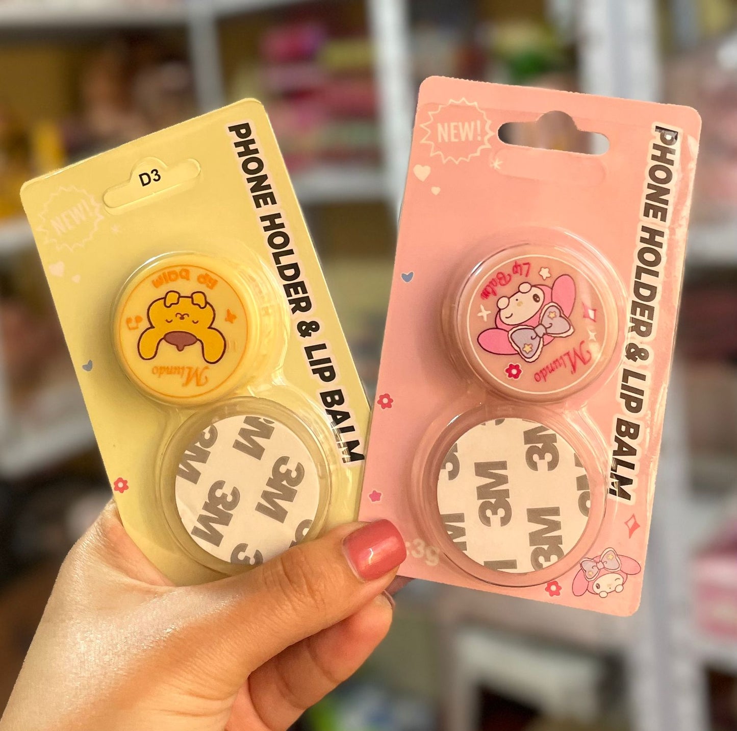 POPSOCKER PARA CELULAR CON BRILLO SANRIO