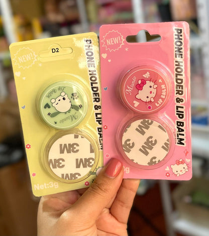 POPSOCKER PARA CELULAR CON BRILLO SANRIO